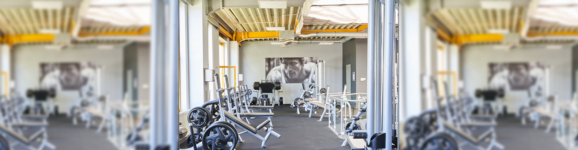 Der Freihantelbereich im Fitnessstudio in Viersen