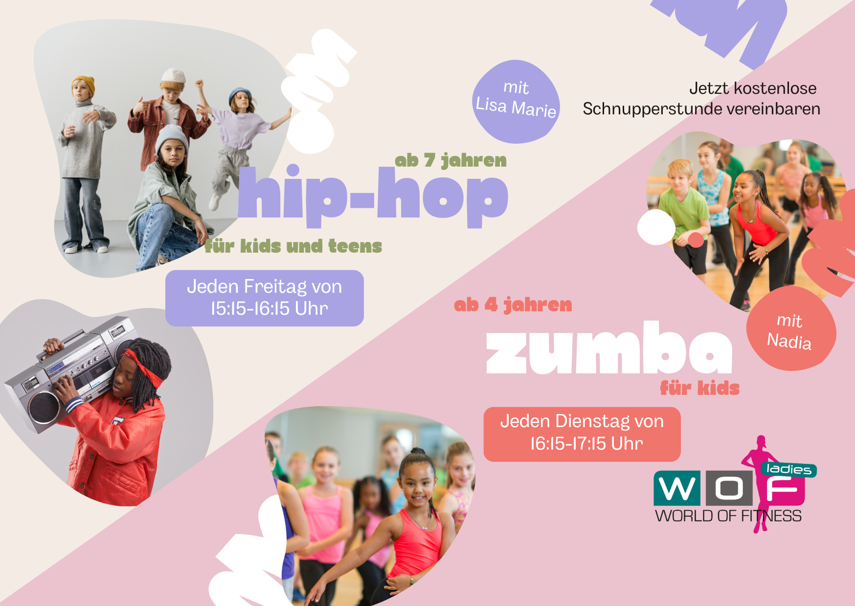 HIP HOP & ZUMBA FÜR KIDS IM WOF 22
