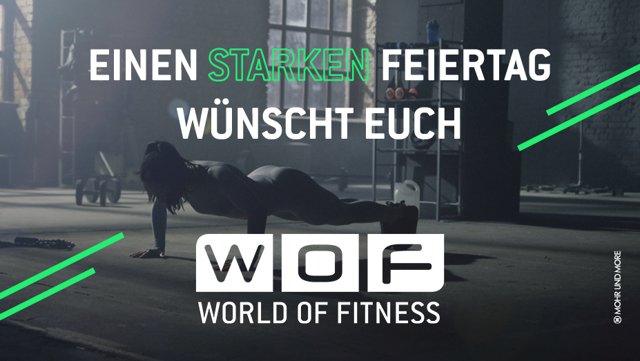 Öffnungszeiten und Kursprogramm an Fronleichnam im WOF 20